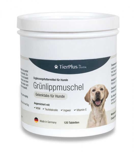 Grünlippmuschel Plus - Gelenktabletten für Hunde