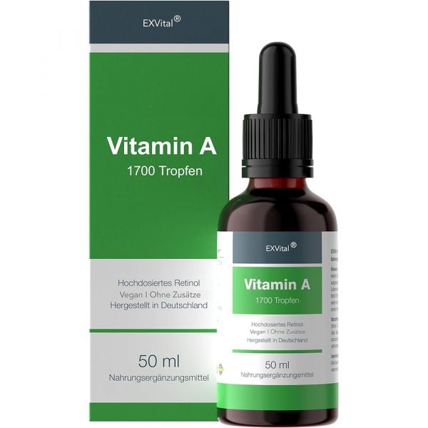 Vitamin A Tropfen (Retinol) von EXVital
